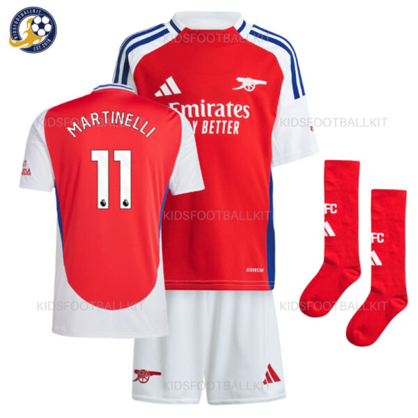 Arsenal MARTINELLI 11 Home Kids Kit 2024/25