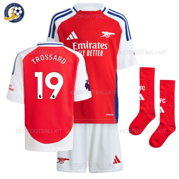 Arsenal TROSSARD 19 Home Kids Kit 2024/25