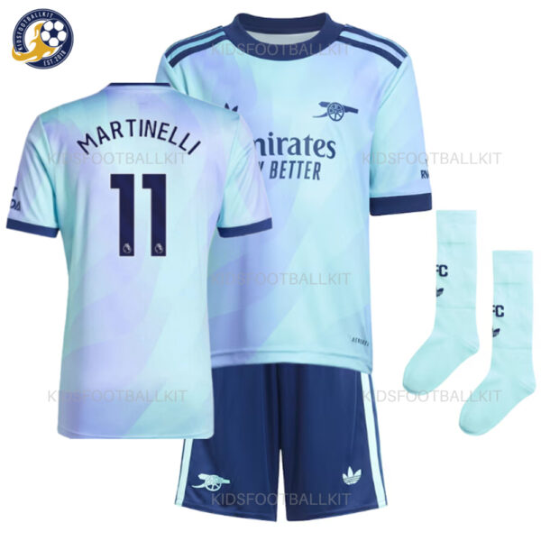 Arsenal MARTINELLI 11 Third Kids Kit 2024/25