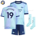 Arsenal TROSSARD 19 Third Kids Football Kit 2024/25 (WIth Socks)