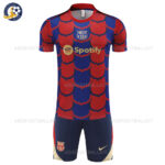 Barcelona Red Blue Training Adult Football Kit 2024/25 (No Socks)