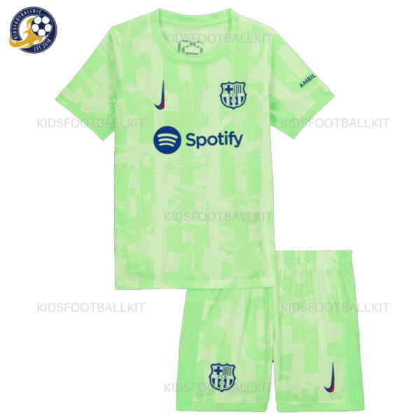 Barcelona Third Kids Football Kit 2024/25 (No Socks)