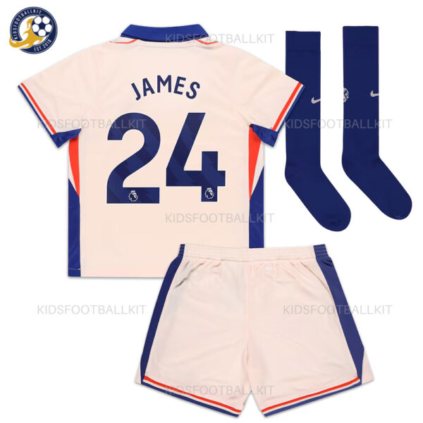 Chelsea Away Kids Kit 2024/25 JAMES 24