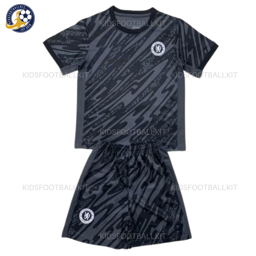 Chelsea Black Goalkeeper Kids Kit 2024/25