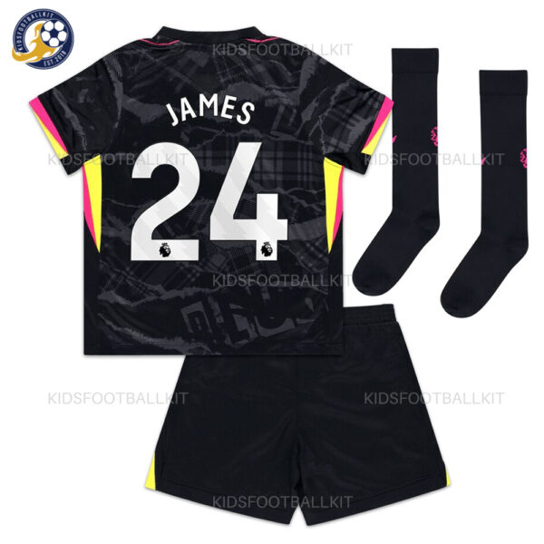 Chelsea Third Kids Kit 2024/25 JAMES 24