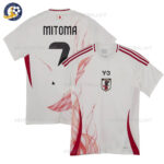 Japan Away Y-3 Men Football Shirt 2024/25 MITOMA 7 Printed