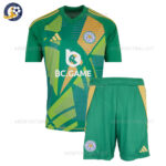 Leicester City Goalkeeper Kids Football Kit 2024/25