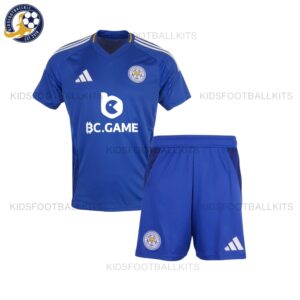 Leicester City Home Kids Football Kit 2024/25