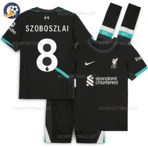 Liverpool Szoboszlai 8 Away Kids Kit 24/25