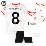 Liverpool Szoboszlai 8 Third Kids Football Kit 2024/25 (WIth Socks)