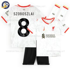 Liverpool Szoboszlai 8 Third Kids Kit 24/25