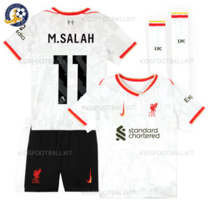 Liverpool M.Salah 11 Third Kids Football Kit 24/25