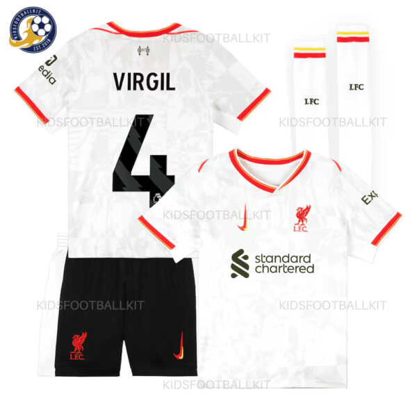 Liverpool VIRGIL 4 Third Kids Kit 24/25