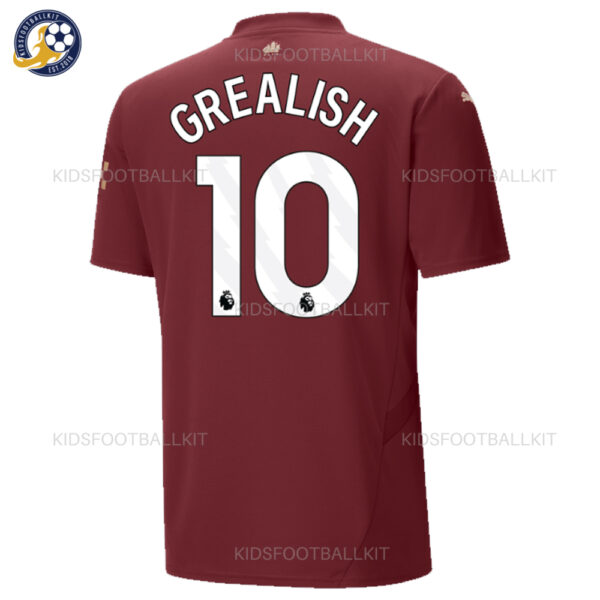 Man City GREALISH 10 Third Men Football Shirt 24/25