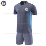 Manchester City Gray Training Kids Football Kit 2024/25 (No Socks)