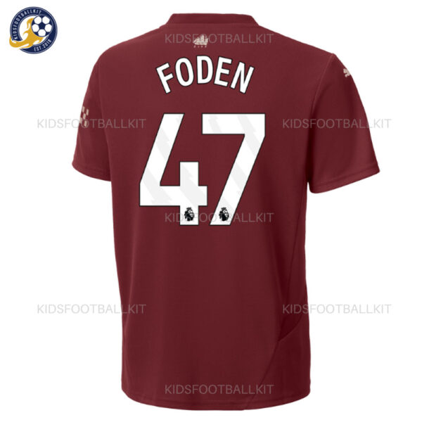 Man City FODEN 47 Third Men Football Shirt 24/25