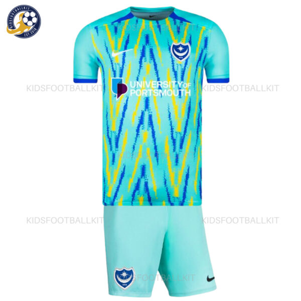 Portsmouth Third Kids Football Kit 2024/25