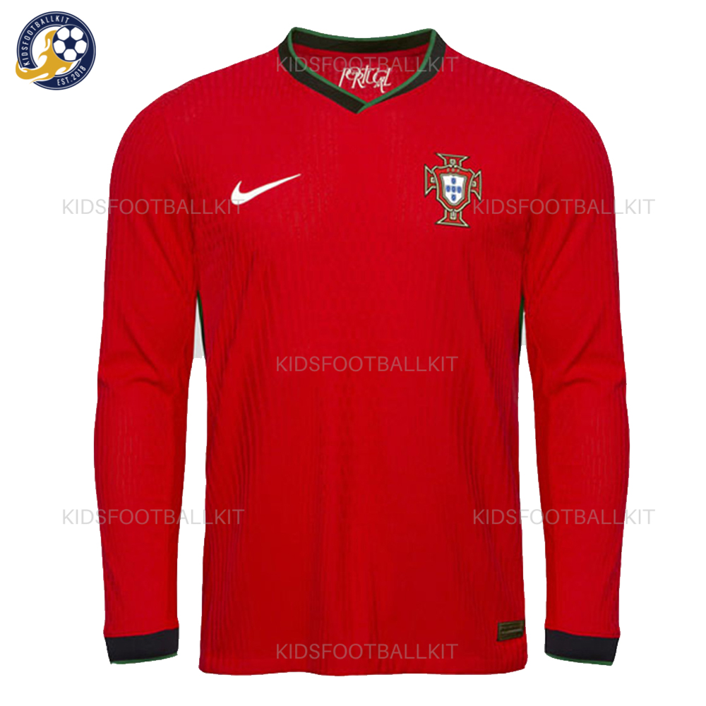 Portugal Home Men Shirt 2024 Long Sleeve Best Price 2024