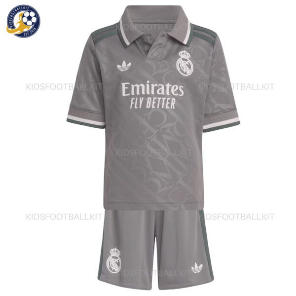 Real Madrid Third Kids Football Kit 2024/25