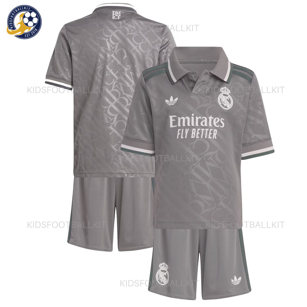 Real Madrid Third Kids Football Kit 2024/25