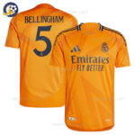 Real Madrid Away Men Football Shirt 2024/25 BELLINGHAM 5 Printed