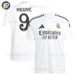 Real Madrid Home Men Football Shirt 2024/25 MBAPPÉ 9 Printed