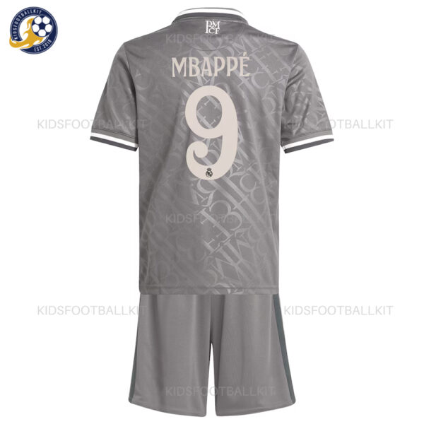 Real Madrid Third Kids Kit 2024/25 MBAPPÉ 9