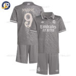 Real Madrid Third Kids Football Kit 2024/25 MBAPPÉ 9 Printed