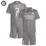 Real Madrid Third Kids Football Kit 2024/25 VINI JR. 7 Printed