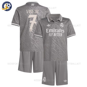 Real Madrid Third Kids Kit 2024/25 VINI JR. 7