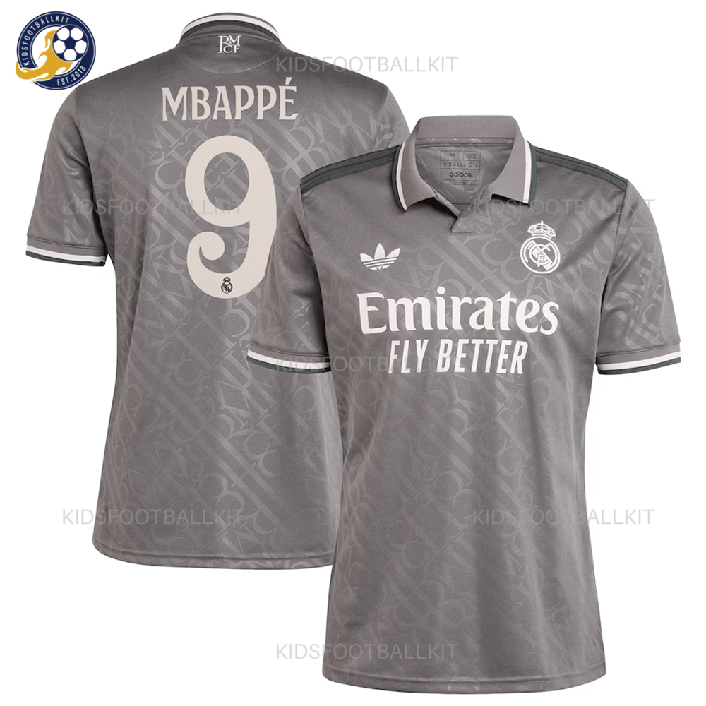 Real Madrid Third Men Football Shirt 2024/25 MBAPPÉ 9 Printed