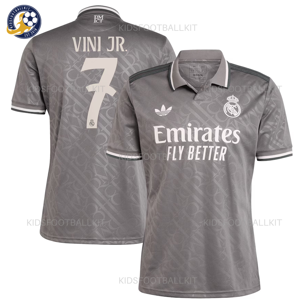 Real Madrid Third Men Football Shirt 2024/25 VINI JR. 7 Printed