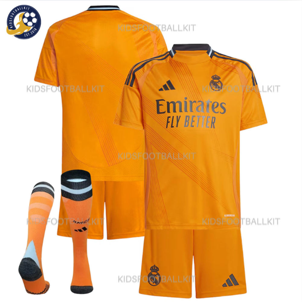 Real Madrid Away Kids Football Kit 2024/25