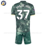 Tottenham VAN DE VEN 37 Third Kids Kit 2024/25