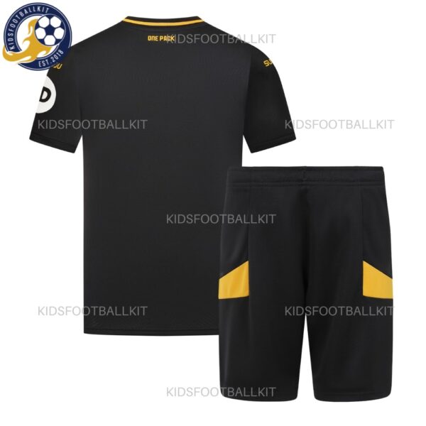 Wolves Away Kids Football Kit 2024/25