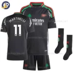 Arsen^_^aI Away Kids Football Kit 2024/25 – MARTINELLI 11 (With Socks) - blur