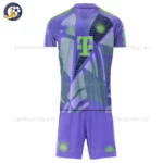 Bay^_^rn -Purple-Goalkeeper-Kids-Football-Kit-2024-25