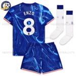 Chelsea Enzo 8 Home 24/25 Kid Football Kit