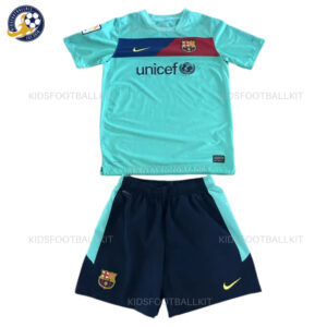 Retro Barcelona Away Kids Kit 2010/11