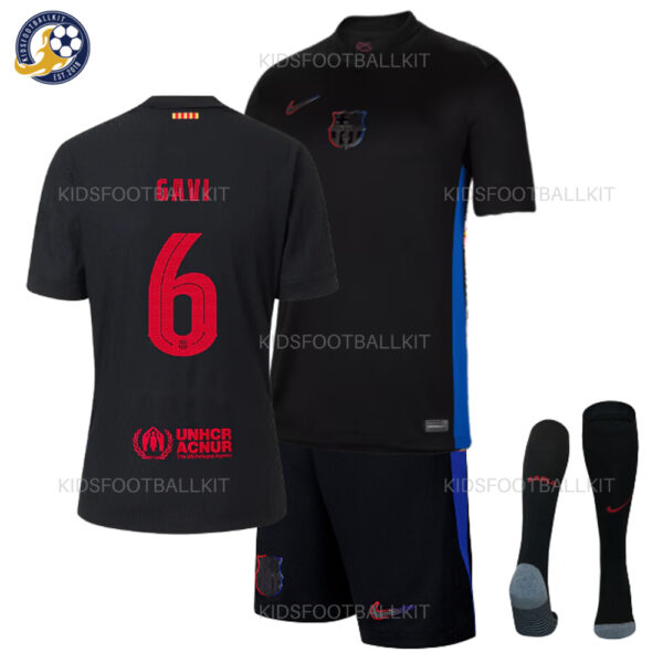 Barcelona GAVI 6 Away Kids Kit 2024/25