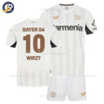 Bayer Leverkusen WIRTZ 10 Away Kids Football Kit 2024/25 (No Socks)