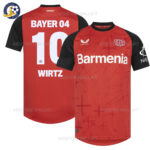 Bayer Leverkusen WIRTZ 10 Home Men Football Shirt 2024/25