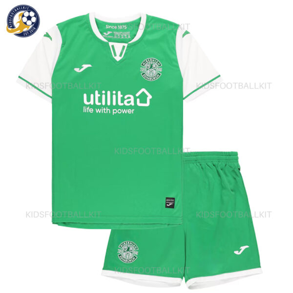 Hibernian Home Kids Football Kit 2024/25