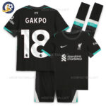 Liverpool GAKPO 18 Away Kids Football Kit 2024/25 (With Socks)