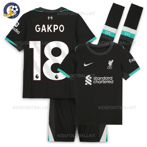 Liverpool GAKPO 18 Away Kids Kit 24/25