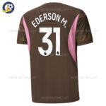 Man City EDERSON Brown Goalkeeper Men Shirt