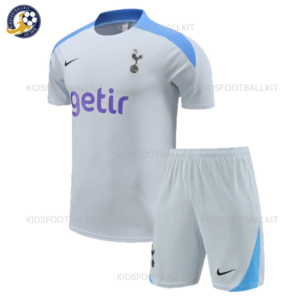 Tottenham Light Gray Training Kids Kit 24/25