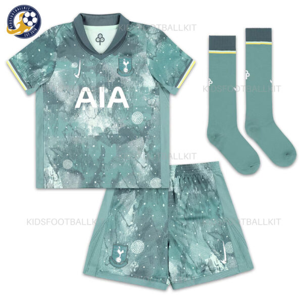 Tottenham Hotspur Third Kids Football Kit 2024/25