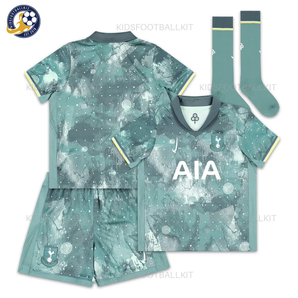 Tottenham Hotspur Third Kids Football Kit 2024/25