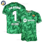 Barcelona TER STEGEN 1 Goalkeeper Men Football Shirt 2024/25